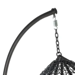 HOME DELUXE - Polyrattan Hängesessel CIELO - Inklusive Gestell, Sitz-, & Rückenkissen | Hängestuhl, Hängekorb, Gartenliege, Hollywoodschaukel, Hängeschaukel -Stil Beet Verkaufsgeschäft b00115cf864da241081d39df0f421048