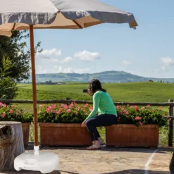 Relaxdays Sonnenschirmständer Kunststoff -Stil Beet Verkaufsgeschäft b08933ace916bdc42e1019d93a89b500