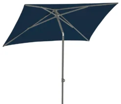 Dehner Sonnenschirm Andros, Ca. 250 X 210 X 150 Cm, Aluminium/Polyester, Blau -Stil Beet Verkaufsgeschäft b0ad77211d5eef8d97c946e47af8eaa9