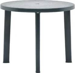 VidaXL Gartentisch Grün 89 Cm Kunststoff