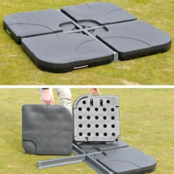 Sonnenschirm Meran Pro, Gastronomie Marktschirm Mit Volant Ø 5m Polyester/Alu 28kg Anthrazit Mit Ständer -Stil Beet Verkaufsgeschäft b1c6fd7a0749d463cb6f13bf74e68e66