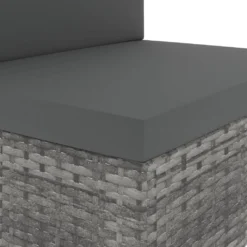 VidaXL Modulares 2-Sitzer-Sofa Poly Rattan Grau 8 VidaXL Modulares 2-Sitzer-Sofa Poly Rattan Grau -Stil Beet Verkaufsgeschäft b215b33fcaa4d814774cde7d6b699725