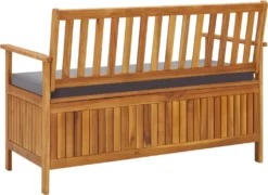 VidaXL Gartenbank Mit Stauraum 120 Cm Massivholz Akazie -Stil Beet Verkaufsgeschäft b2340598736e79118a43ea6511553b45