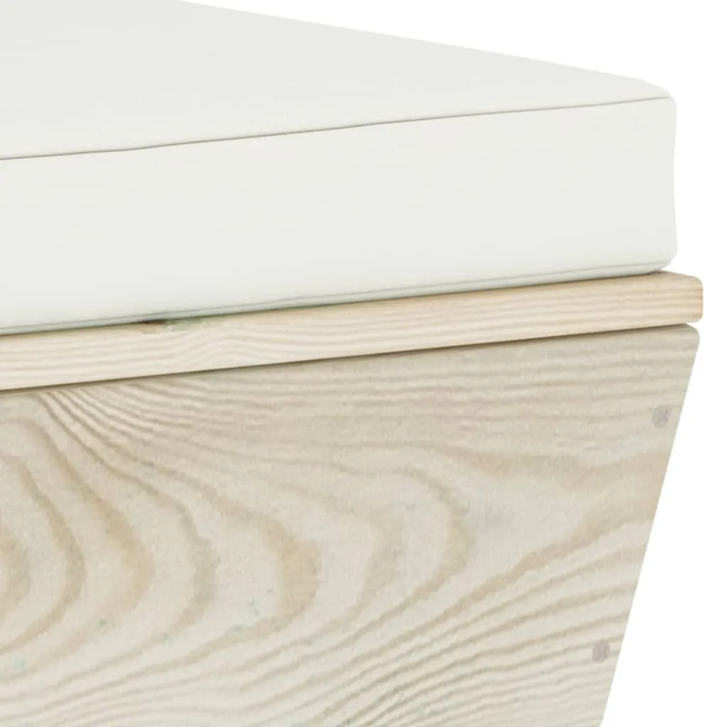 VidaXL 5-tlg. Garten-Sofagarnitur Aus Paletten Mit Kissen Fichtenholz 6 VidaXL 5-tlg. Garten-Sofagarnitur Aus Paletten Mit Kissen Fichtenholz - Image 6