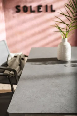 Dehner Gartentisch Nancy, Mit Antihaft-Beschichtung, 160 X 75 X 90 Cm, Aluminium/Glas, Grau -Stil Beet Verkaufsgeschäft b4a61d7583b83d0f8309b5c9a2c31596