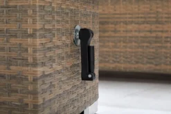 Merxx Tisch "Bellante" - Stahlgestell Mit Kunststoffgeflecht Mudbraun -Stil Beet Verkaufsgeschäft b5445281c340215a4db03203e6f78f71