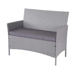 Poly-Rattan Garten-Garnitur HWC-D82, Sitzgruppe Lounge-Set Grau Mit Kissen Anthrazit -Stil Beet Verkaufsgeschäft b5632cc3c92bd92b20a6ad2827ea7612