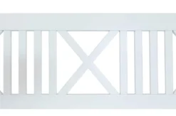 Garden Pleasure Gartenbank Bank MALMÖ 3-Sitzer B 154 X T 59 X H 89 Cm, Bank Aus Weiß Lackiertem Eukalyptus-Holz -Stil Beet Verkaufsgeschäft b68aae349fb9d0b403662a1ba7ffc77f