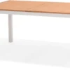 Gartentisch Ibis 160x90cm - Weiß - Eukalyptusholz