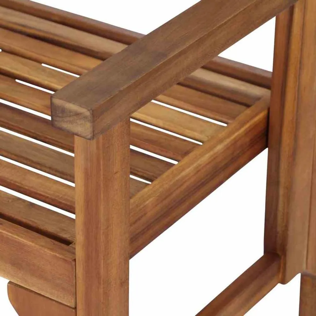 Siena Garden Gartenbank / Klappbank Lovera Akazienholz 120cm 4 Siena Garden Gartenbank / Klappbank Lovera Akazienholz 120cm - Image 4