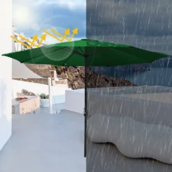 Lospitch 3.5m Sonnenschirm Gartenschirm Wasserabweisend Terrassenschirm UV40+ Mit Handkurbel Balkon Marktschirm,Grün,3.5m 12 Lospitch 3.5m Sonnenschirm Gartenschirm Wasserabweisend Terrassenschirm UV40+ Mit Handkurbel Balkon Marktschirm,Grün,3.5m -Stil Beet Verkaufsgeschäft b7c869653121e9d95fe8ae961fc7f92a