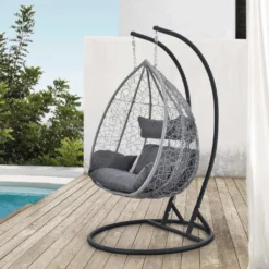 Hängesessel HLO-PX5 2-Sitzer Dunkelgrau