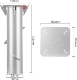 Wolketon Sonnenschirmstaender Universal Bodenplatte Ampelschirm Bodentraeger Silber 16 Cm -Stil Beet Verkaufsgeschäft b8720d1fd48bbbf7e64fecb3b58ea3b8 1