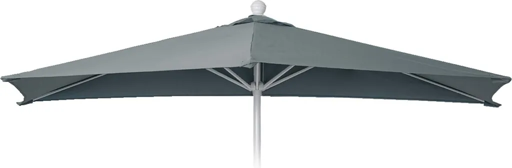 Ersatz-Bezug Für Sonnenschirm Halbrund Parla, Sonnenschirmbezug Ersatzbezug, 300cm Stoff/Textil UV 50+ 3kg Anthrazit 2 Ersatz-Bezug Für Sonnenschirm Halbrund Parla, Sonnenschirmbezug Ersatzbezug, 300cm Stoff/Textil UV 50+ 3kg Anthrazit - Image 2