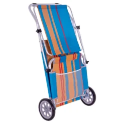 VCM Strandliege Sonnenliege Transportliege Gartenliege Mit Räder Und Sonnendach Bunt -Stil Beet Verkaufsgeschäft b92e4261f224f8537a9fb91f4d757863