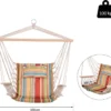 Outsunny Hängesessel Mit Querstrebe Und Kissen,Hängestuhl,hängesitz,hängeschaukel,Leicht Zu Tragen,einfach Verpackung Und Aufbewahrung,bis 100 Kg Belastbar,mehrfarbig 100 X 106 Cm