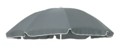 Sonnenschirm Strandschirm Gartenschirm Balkonschirm Strand Schirm Garten 180cm, Farbe:Anthrazit