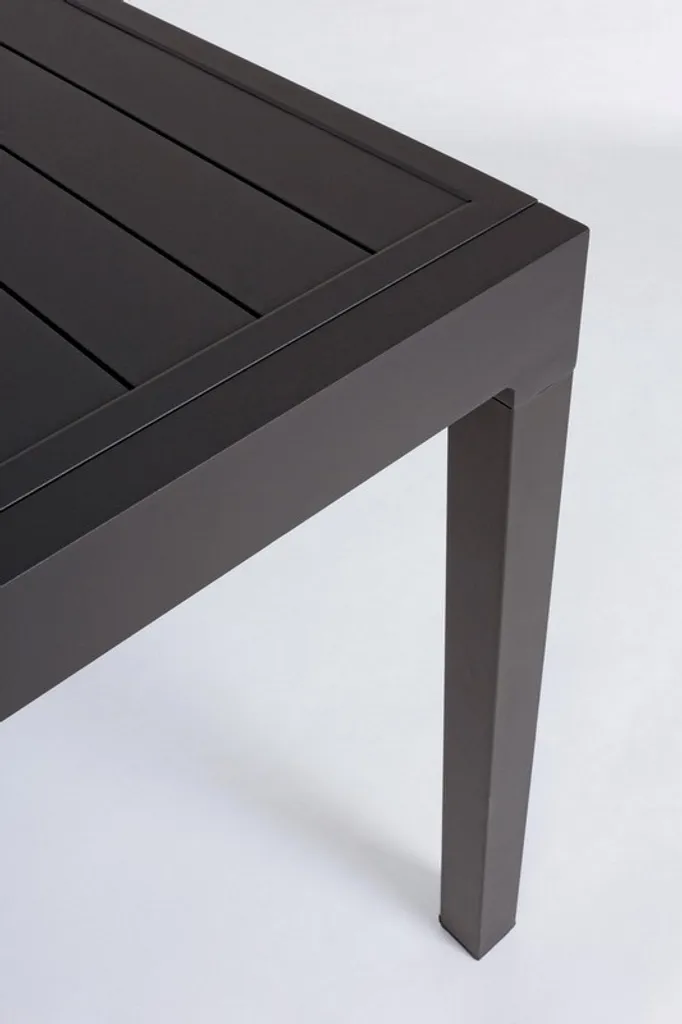 Gartentisch - Anthrazit - Aluminiumrahmen - 83 X 80 Cm - Ausziehbar 5 Gartentisch - Anthrazit - Aluminiumrahmen - 83 X 80 Cm - Ausziehbar - Image 5