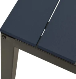 VidaXL Gartenbank 110 Cm Stahl Und WPC Schwarz -Stil Beet Verkaufsgeschäft bb2fbe881171f4caa16ec0425b818e96