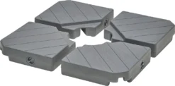 COUNTRYSIDE® Sonnenschirm-Beschwerplatten-4er Set | Sonnenschirmständer