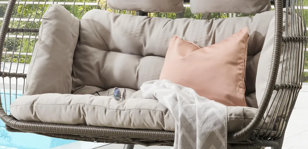 Destiny Coco Double Relax Hängesessel Polyrattan Hängekorb Hängestuhl 4 Destiny Coco Double Relax Hängesessel Polyrattan Hängekorb Hängestuhl - Image 4