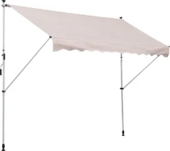 Outsunny Markise Gelenkarmmarkise Klemmmarkise Höhenverstellbar Sonnenschutz Faltarm Handkurbel Balkon Alu Beige 200 X 150 Cm -Stil Beet Verkaufsgeschäft bdce998a5780568e74180b6bf3d12885