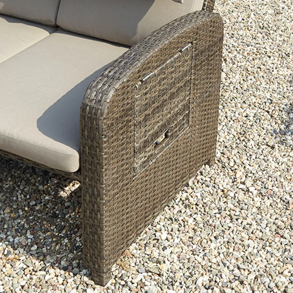 Greemotion Gartenbank 3-in-1 Bahia Rondo, Ca. 121 X 99 X 86 Cm Braun Kunststoff 15 Greemotion Gartenbank 3-in-1 Bahia Rondo, Ca. 121 X 99 X 86 Cm Braun Kunststoff - Image 15