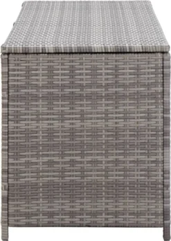 VidaXL Gartenbox Grau 150x50x60 Cm Poly Rattan 12 VidaXL Gartenbox Grau 150x50x60 Cm Poly Rattan -Stil Beet Verkaufsgeschäft beabab3f7b5cb8688a0f69fe3928fcf9