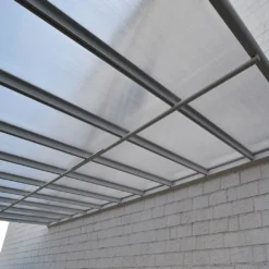 HOME DELUXE - Terrassenüberdachung 618 X 303 X 226 / 278 Cm Weiß Terrassendach Überdachung Carport -Stil Beet Verkaufsgeschäft bec83859fc98f901bd7b98916d109528