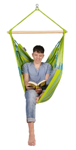 La Siesta Domingo Lime Basic Hängesessel Wetterfest Grün Hängestuhl