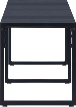 VidaXL Gartenbank 180 Cm PS-Platte Schwarz -Stil Beet Verkaufsgeschäft bfdec56b1a739f1b16e2cf94cec2fbfe