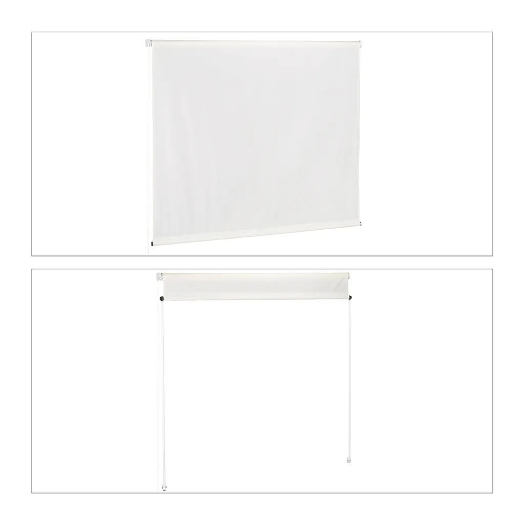 Relaxdays Fallarmmarkise In Beige 6 Relaxdays Fallarmmarkise In Beige - Image 6