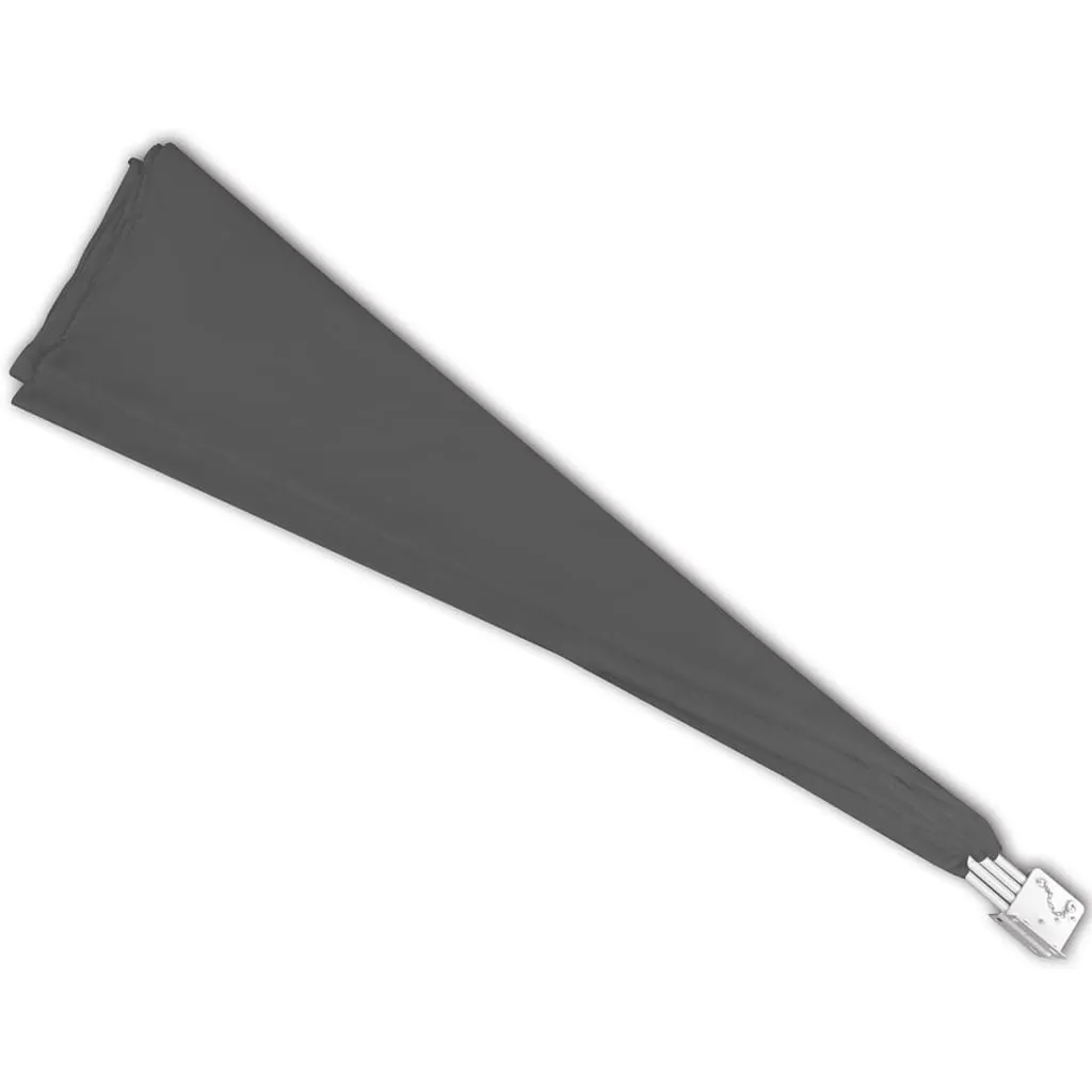 VidaXL Faltbarer Balkonfächer Grau 140×140 Cm 8 VidaXL Faltbarer Balkonfächer Grau 140×140 Cm - Image 8