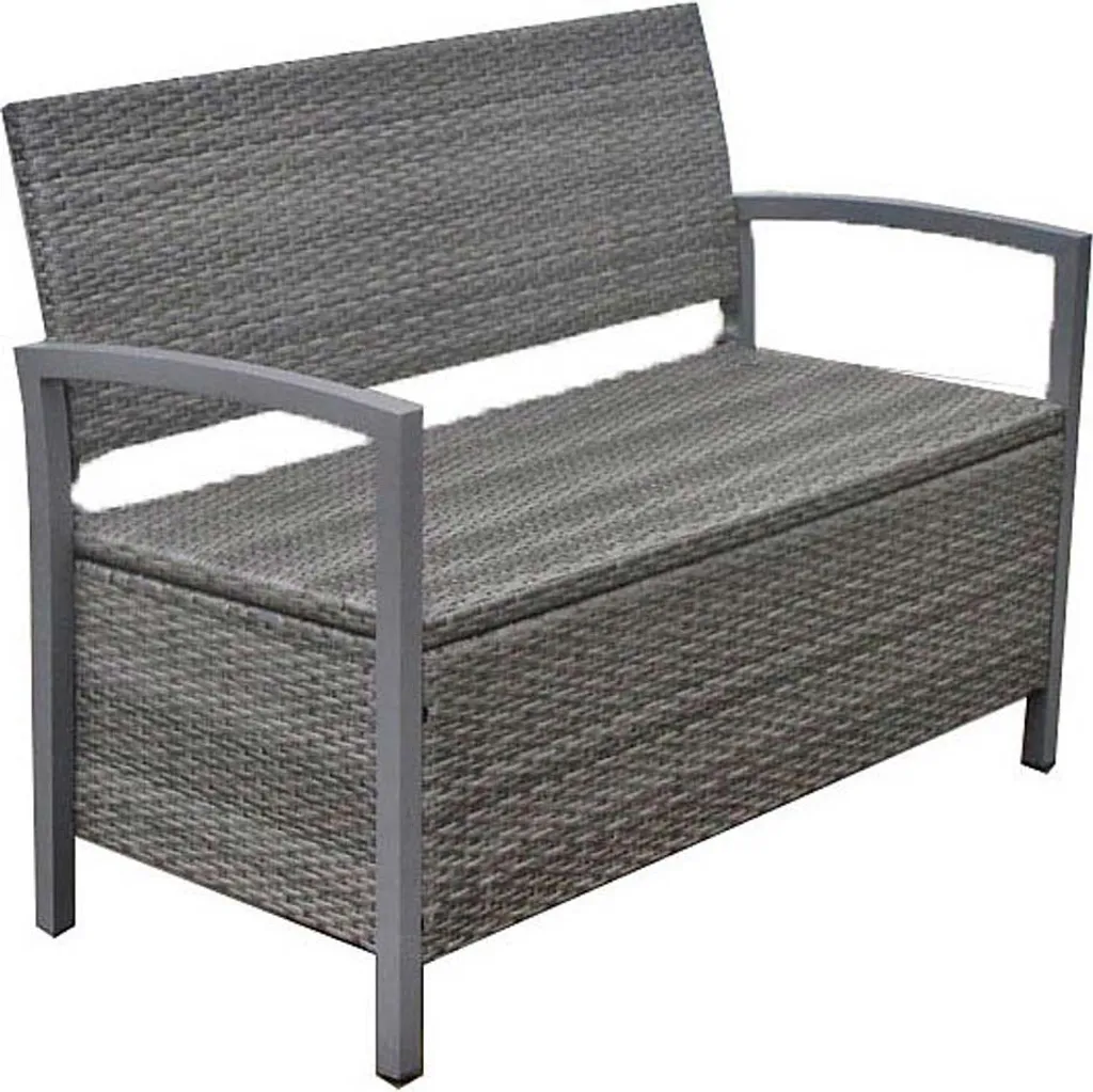 Garden Pleasure Parkbank Ferrara Rattan Optik Garten Bank Sitzbank Möbel 1 Garden Pleasure Parkbank Ferrara Rattan Optik Garten Bank Sitzbank Möbel