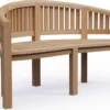 KMH® TEAK 3-sitzer Bananenbank