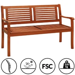 Deuba Gartenbank Bologna 2-Sitzer L 120 X T 60 X H 90 Cm,Eukalyptusholz, Bis 320 Kg Belastbar, Naturbelassen 16 Deuba Gartenbank Bologna 2-Sitzer L 120 X T 60 X H 90 Cm,Eukalyptusholz, Bis 320 Kg Belastbar, Naturbelassen -Stil Beet Verkaufsgeschäft c1ebde5fe00c671abdac29acbb277dc4