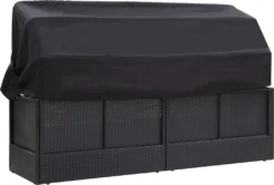 VidaXL Outdoor-Sofabett Mit Sonnendach Poly Rattan Schwarz 9 VidaXL Outdoor-Sofabett Mit Sonnendach Poly Rattan Schwarz -Stil Beet Verkaufsgeschäft c1fe28d164dd0a902a97b85240e893d9