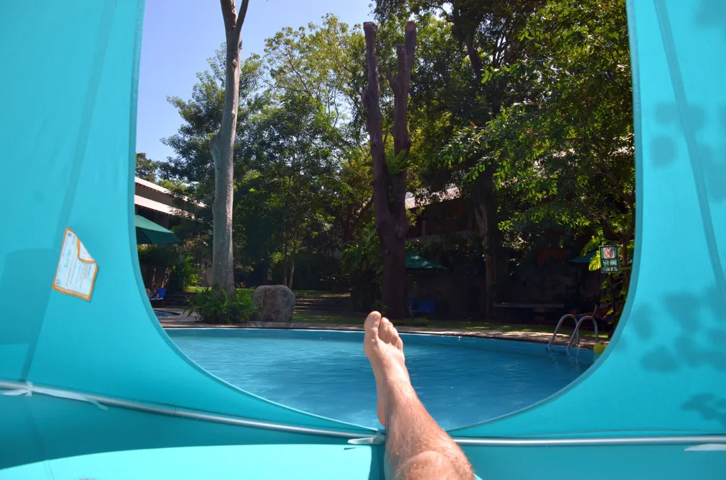 Cacoon Double - Türkis Hängestuhl 7 Cacoon Double - Türkis Hängestuhl - Image 7