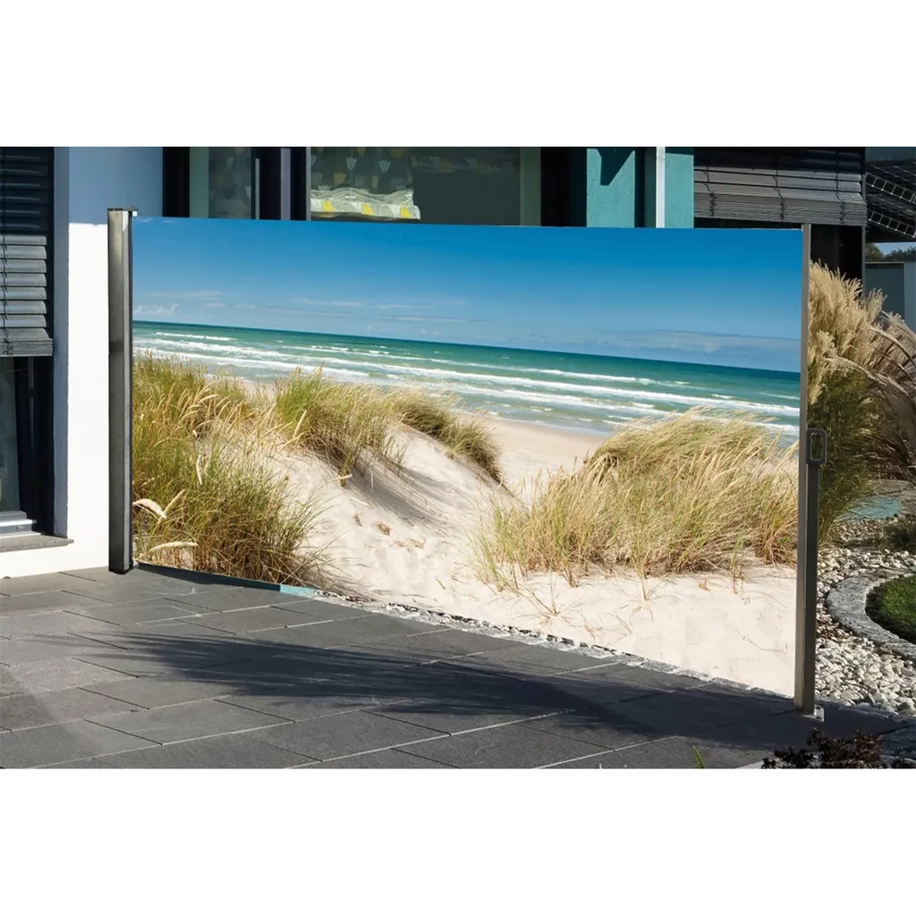 Seitenmarkise Mit Fotodruck 160x300 Cm, Sichtschutz Rechts Ostsee 1 Seitenmarkise Mit Fotodruck 160x300 Cm, Sichtschutz Rechts Ostsee