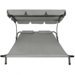 Tectake Gartenliege Für 2 Personen - Grau -Stil Beet Verkaufsgeschäft c6eaccb4794ed19eb7a400dbe0df5559