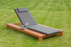 Merxx Gartenliege Viana Verstellbar Eukalyptus Natur, Grau 200 Cm X 105 Cm X 25 Cm -Stil Beet Verkaufsgeschäft c79425b21e094e2c1fa825cd7f13ccf1