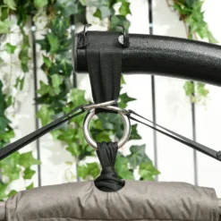 Outsunny Hängesessel, 2 Sitzer Hängestuhl Mit Kissen, Hängeschaukel Mit Klappbarem Sitzkorb, Seitentaschen Für Indoor, Outdoor, Bis 240 Kg Belastbar, Polyester+Stahl, Sand 15 Outsunny Hängesessel, 2 Sitzer Hängestuhl Mit Kissen, Hängeschaukel Mit Klappbarem Sitzkorb, Seitentaschen Für Indoor, Outdoor, Bis 240 Kg Belastbar, Polyester+Stahl, Sand -Stil Beet Verkaufsgeschäft c7945870e014a653202a14c5e745259d