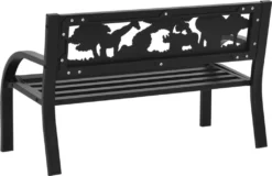 VidaXL Kinder-Gartenbank 86 Cm Stahl 9 VidaXL Kinder-Gartenbank 86 Cm Stahl -Stil Beet Verkaufsgeschäft c822d52bc72190310da35c55040da0d0