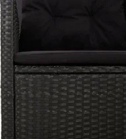 VidaXL Gartenbank Mit Liegefunktion & Kissen Schwarz 173cm Poly Rattan 15 VidaXL Gartenbank Mit Liegefunktion & Kissen Schwarz 173cm Poly Rattan -Stil Beet Verkaufsgeschäft c8af72855e300a086f9ce5c3c9f92c27