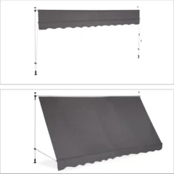 Relaxdays Klemmmarkise Für Balkon -Stil Beet Verkaufsgeschäft c9dcc496fcaa7354410088a7a683f41e