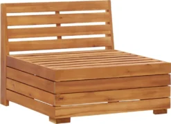 VidaXL Modular-Mittelsofa 1 Stk. Mit Auflagen Massivholz Akazie -Stil Beet Verkaufsgeschäft cba21c9455060db96aad7709c06b014c