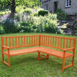 Mucola Gartenmöbel Gartenbank Sitzbank Eckbank Holz Holzbank Parkbank Sitzgarnitur NEU Bank Sitzer Imprägniert Garten Outside Natur Robust Massiv -Stil Beet Verkaufsgeschäft ccc5038f7ebfc041b8678f6a376c9ce4