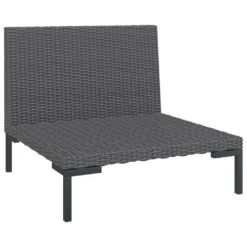 VidaXL Gartensofa Mit Kissen Halbrundes Poly Rattan -Stil Beet Verkaufsgeschäft ccfafc4ca3c52e7daf1b4bd1df20192a