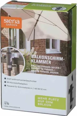 Schirmhalter Für Balkon-Geländer Sonnenschirmhalter Balkonklammer Schirmständer -Stil Beet Verkaufsgeschäft ce6dce755a48c7b4193278f3d45acc70