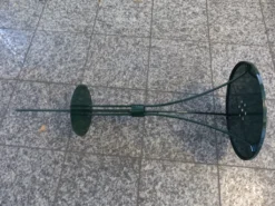 Stehtisch Bistrotisch Stecktisch Gartenstecktisch Metall Grün Lackiert -Stil Beet Verkaufsgeschäft d02083d9630b26bf7790d2dbde76a60a